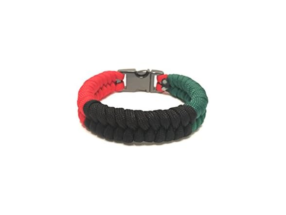 Tru550 African Flag Bracelet 7.0"