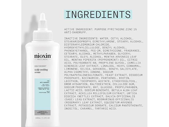 Nioxin Scalp Recovery System Scalp Soothing Serum