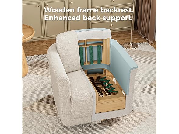 Swivel Accent Chair Beige