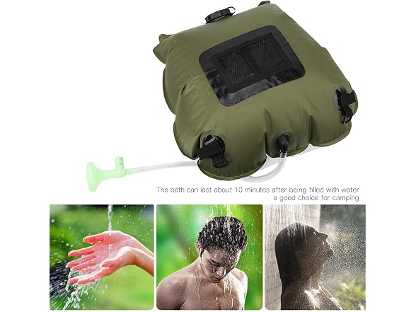 Topyond Portable Outdoor Solar Heated