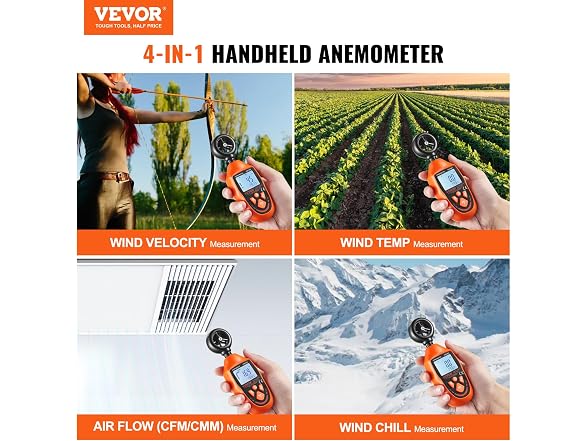 Portable Anemometer, 14-113 Degrees