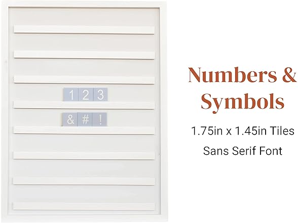 Stiles 30 Premium Numbers and Symbols