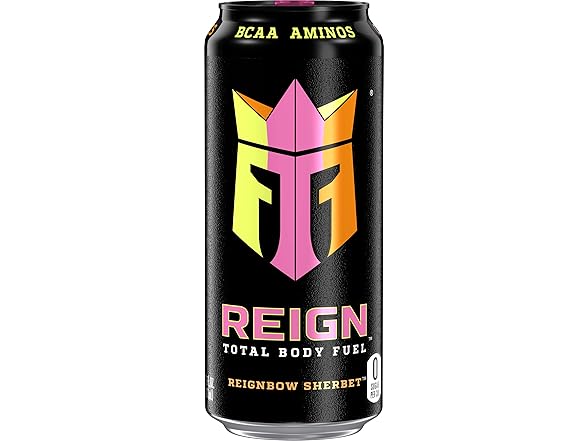 REIGN Total Body Fuel, Reignbow Sherbet, Pack 12