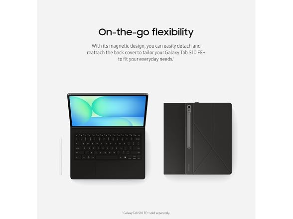 Samsung Galaxy Tab S10 FE+ Book Cover