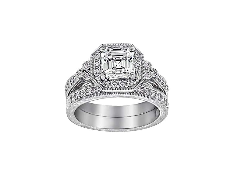 Amazon Essentials Platinum-Plated Sterli