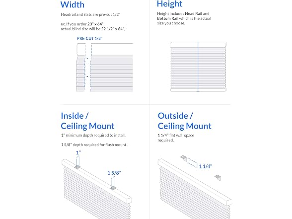 CHICOLOGY Mini Blinds for Indoor 46"W x 48"H, Cappuccino