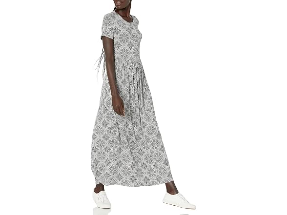 Amazon Essentials Women Short-Sleeve Waisted Dress