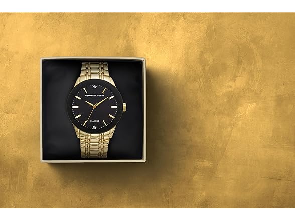 Geoffrey Beene Mens Stainless Steel Watch