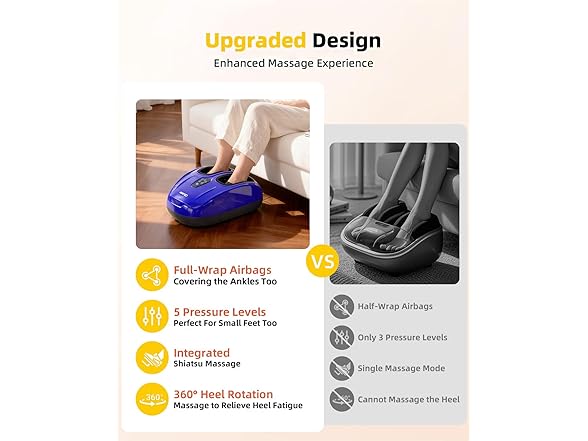 Ohiele Shiatsu Foot Massager with Heat