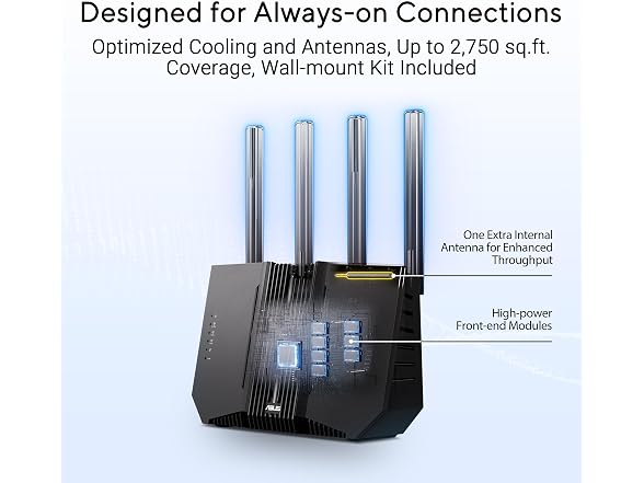 ASUS RT-BE92U: BE9700 Tri-Band WiFi 7 Router with 10G Port & AiMesh