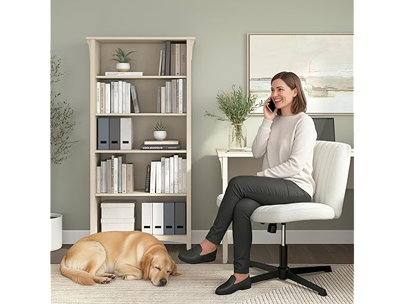 Bush Furniture Salinas 5 Shelf Bookcase