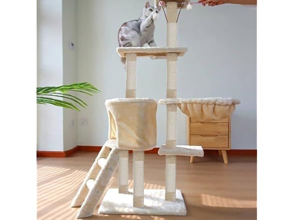 GoofyPet 54.3in Cat Tree for Indoor Cats