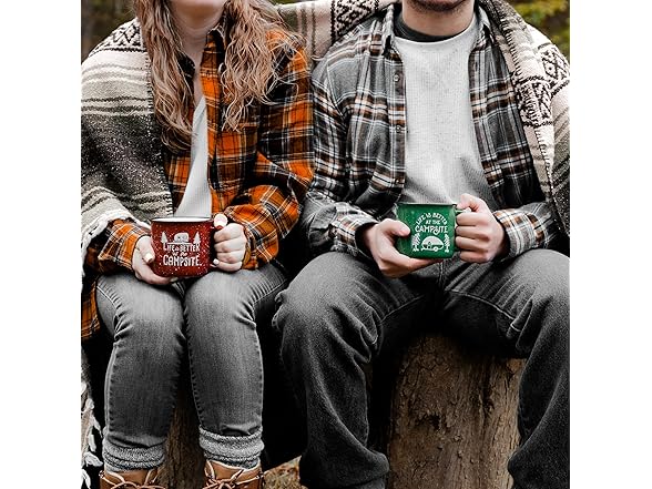 Camco Life is Better at The Campsite 4PK Mugs