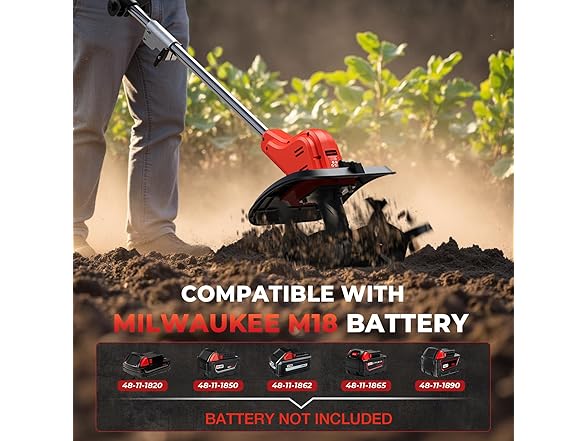 TREXEEN Cordless Tiller Cultivator