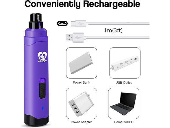 Casfuy B09XHR27P4 dog nail grinder