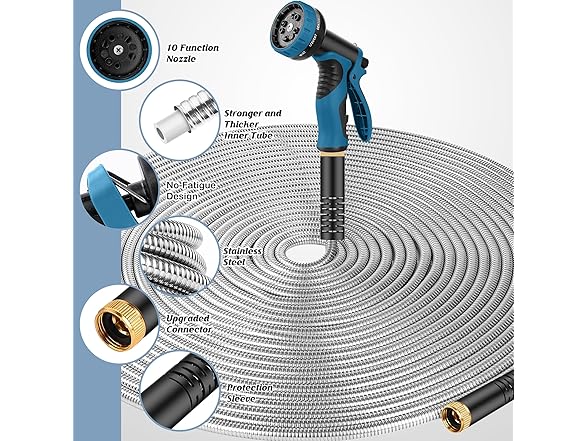 Advinski B0CV3TPTD3 Garden Hose 100FT
