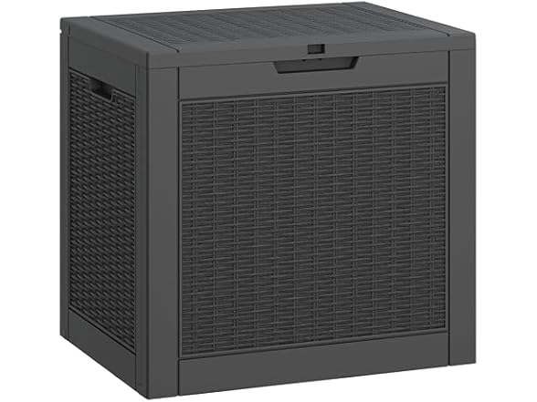 LHBGO 31 Gallon Deck Box Black
