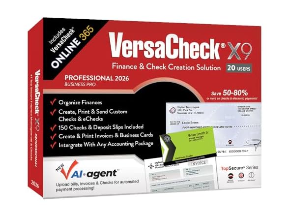 VersaCheck X9 Professional 2026 – 20 Users + VersaCheck ONLINE Pro