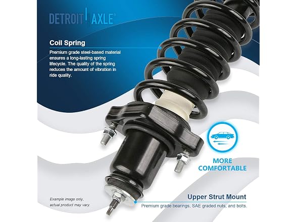 Detroit Axle Detroit Axle - 2 Rear Struts for