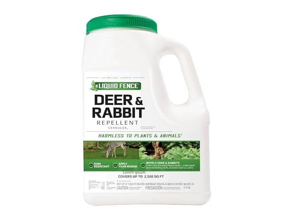 Liquid Fence Deer And Rabbit Repellent Granular 5 Pounds