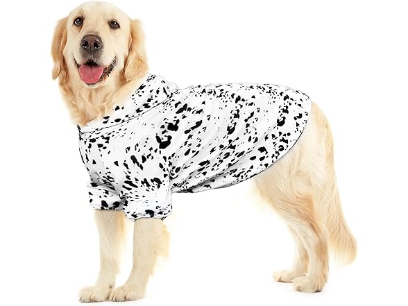 Dalmatians Print Dog Hoodie Puppy Hooded