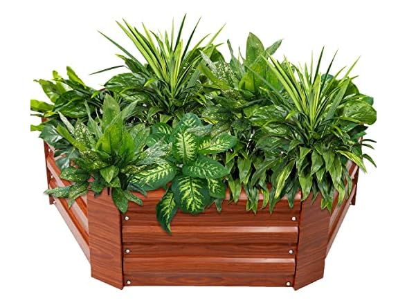 Sunnydaze 11.75" H Raised Metal Garden Bed