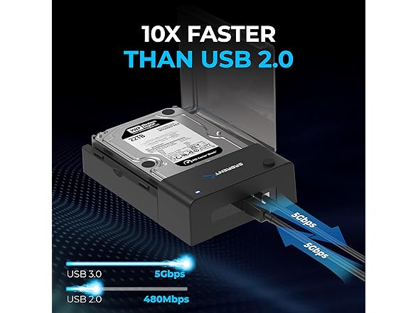 USB 3.0 to SATA Lay-Flat Docking Station