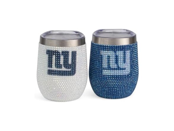 NEW YORK GIANTS (12 oz) Bling Tumblers