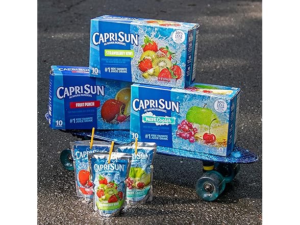 10PK Capri Sun Pacific Cooler Mixed Fruit Flavored