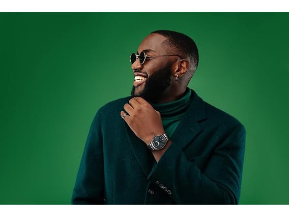 Perry Ellis Ultra Slim Watch Teal Gunmetal