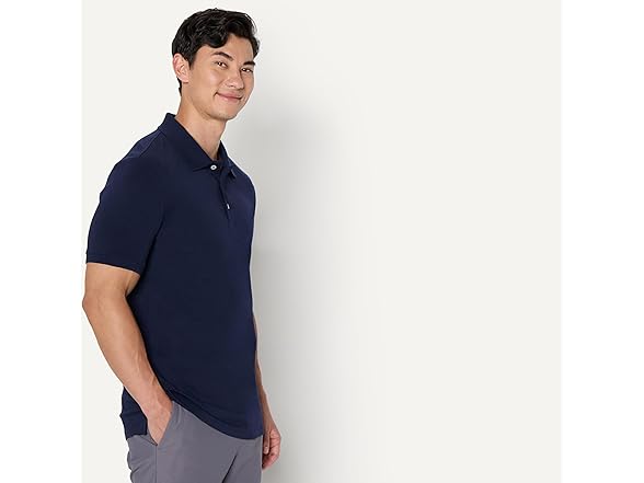 Men's Slim Fit Interlock Polo Shirt