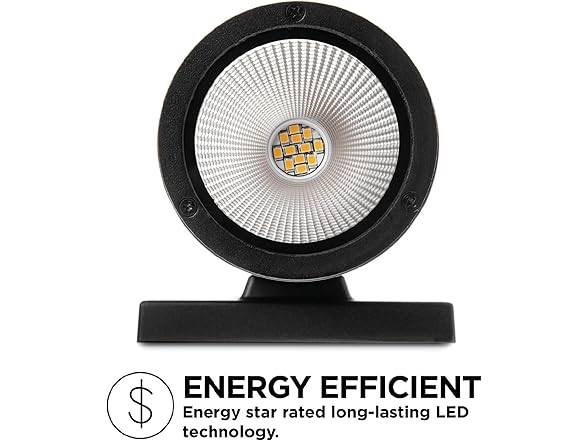 Home Zone 2PK LED Wall Sconce, Black