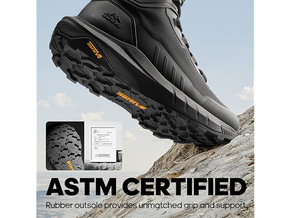 NORTIV 8 Men's 9.5 TacticalHiking Boot, Sand (Open Box)