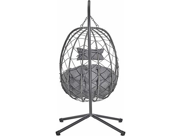 Leisuremod Summit Egg Swing Chair