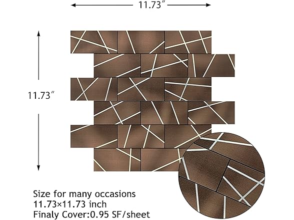 Kieacia Kitchen Backsplash Tiles 10pc