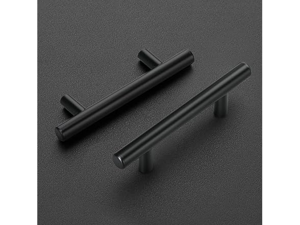 10 Pack 5" Matte Black Cabinet Pulls
