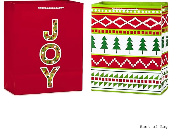 Hallmark 13" Large Christmas Gift Bag Bundle