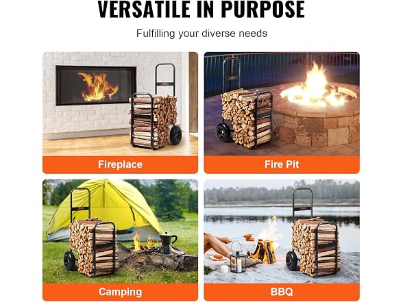 VEVOR Firewood Log Cart
