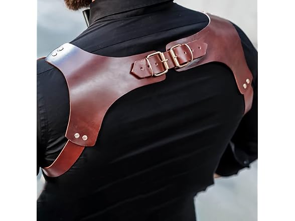 ALRICOL Men leather body belts Punk Adjustable