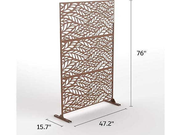 NeuType Outdoor Privacy Screen, Steel