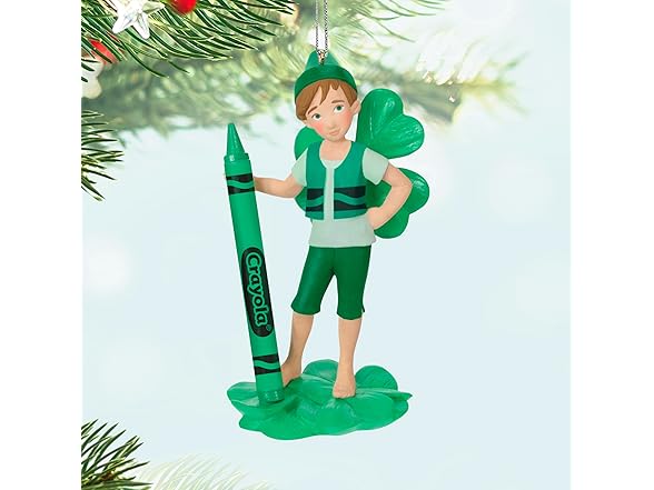 Hallmark Crayola Shamrock Fairy Ornament