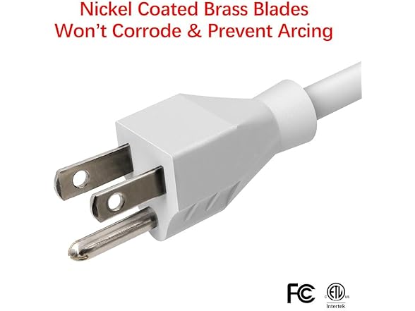 Clear Power 8-Outlet 2160J Surge Protector Power Strip