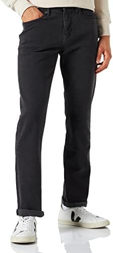 Amazon Essentials Men's Athletic-Fit Stretch Jeans - Washed Black, 34W x 29L
