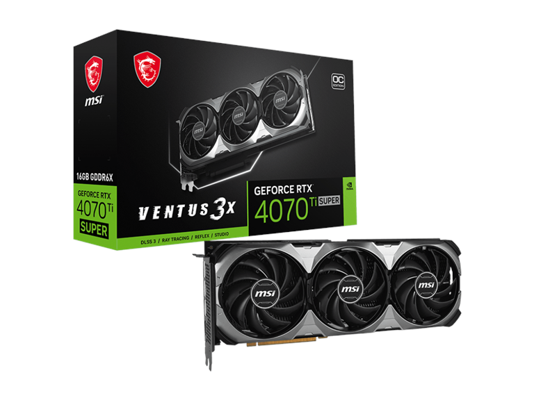 MSI GeForce RTX 4070 Ti SUPER 16G VENTUS 3X OC