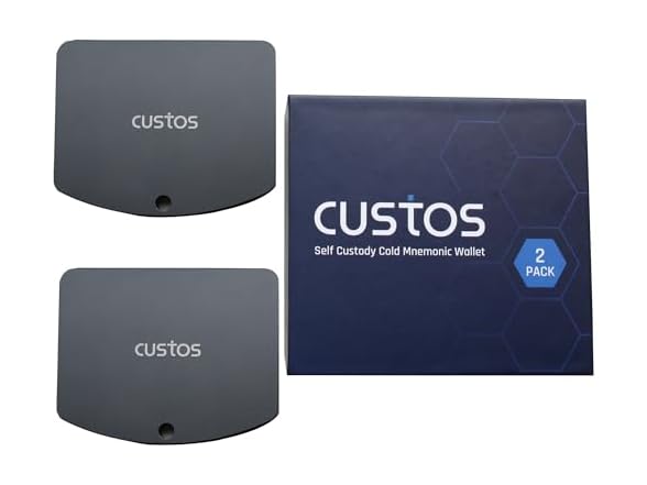 Wallet Backup for Crypto Assets (2-Pack)