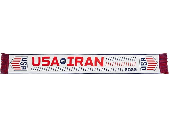 US Soccer Iran Matchup Scarf