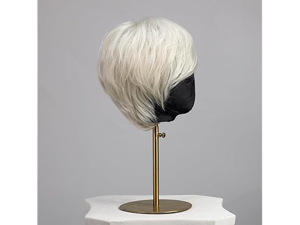 White Pixie Cut Wig for Women