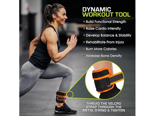 ProsourceFit Adjustable Ankle, Wrist, Arm, and Leg Weights