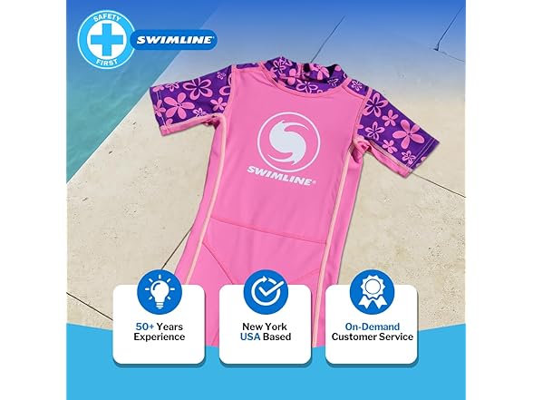 SWIMLINE Swim Trainer Vest, Pink