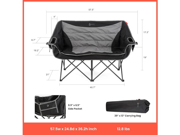 ARROWHEAD OUTDOOR Heated Loveseat